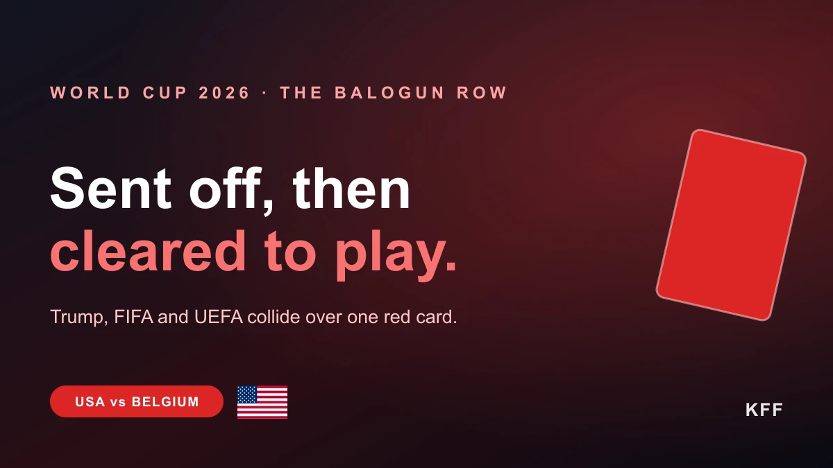 A red card and a presidential phone call: the Balogun row engulfing the World Cup