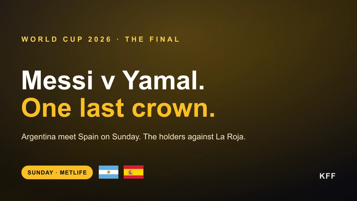 The final is set: Argentina vs Spain, Messi vs Yamal, one last crown