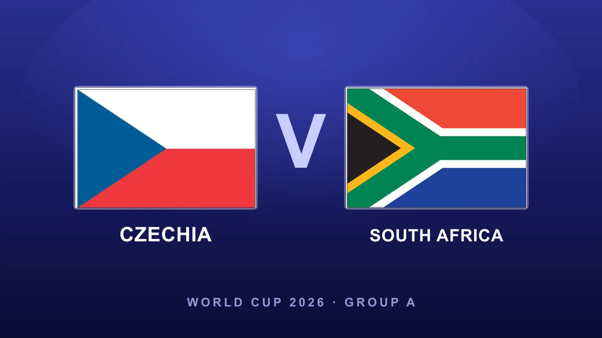 Preview: Czechia vs South Africa