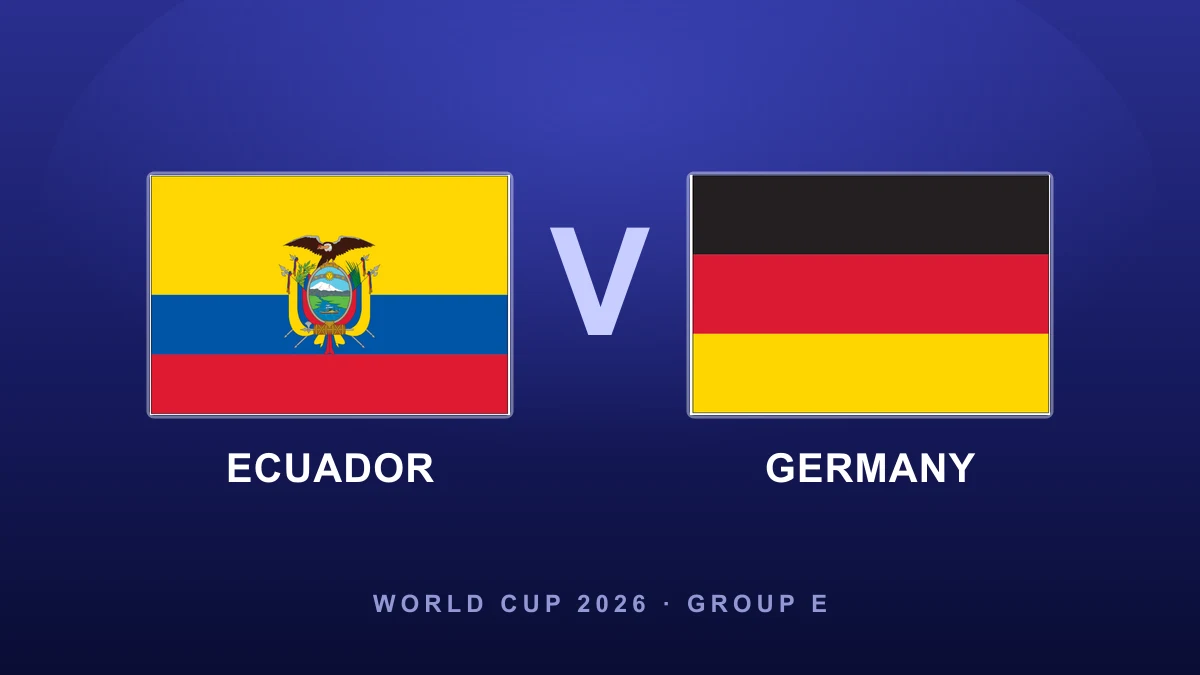 Preview: Ecuador vs Germany