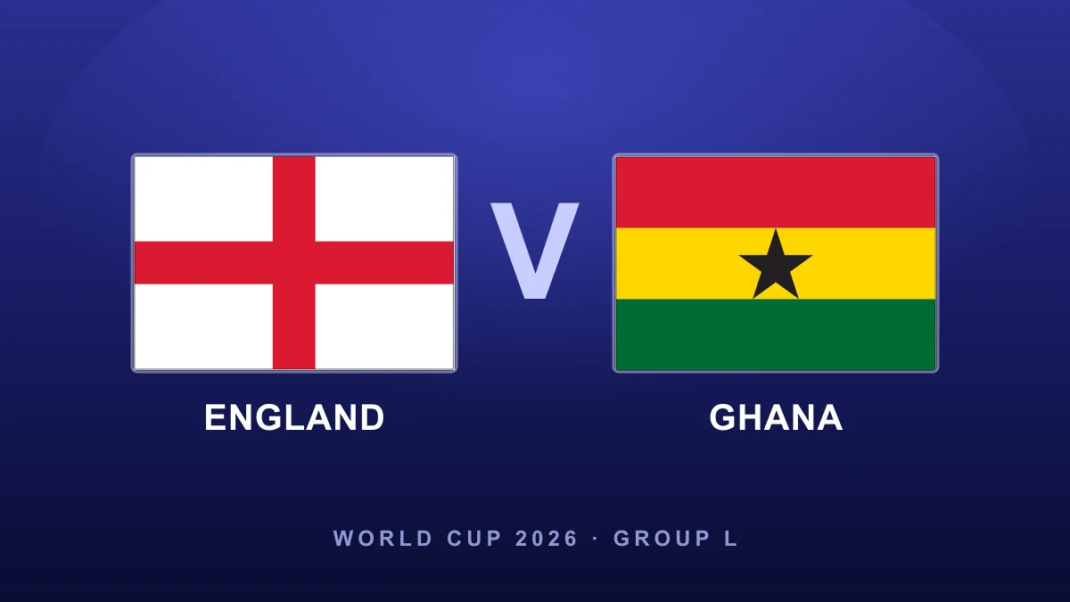 Preview: England vs Ghana