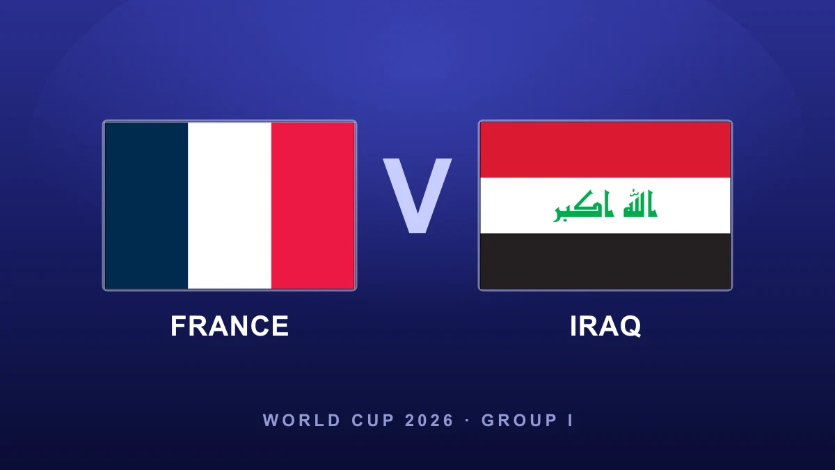 Preview: France vs Iraq