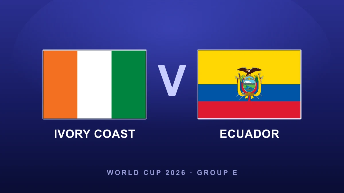 Preview: Ivory Coast vs Ecuador