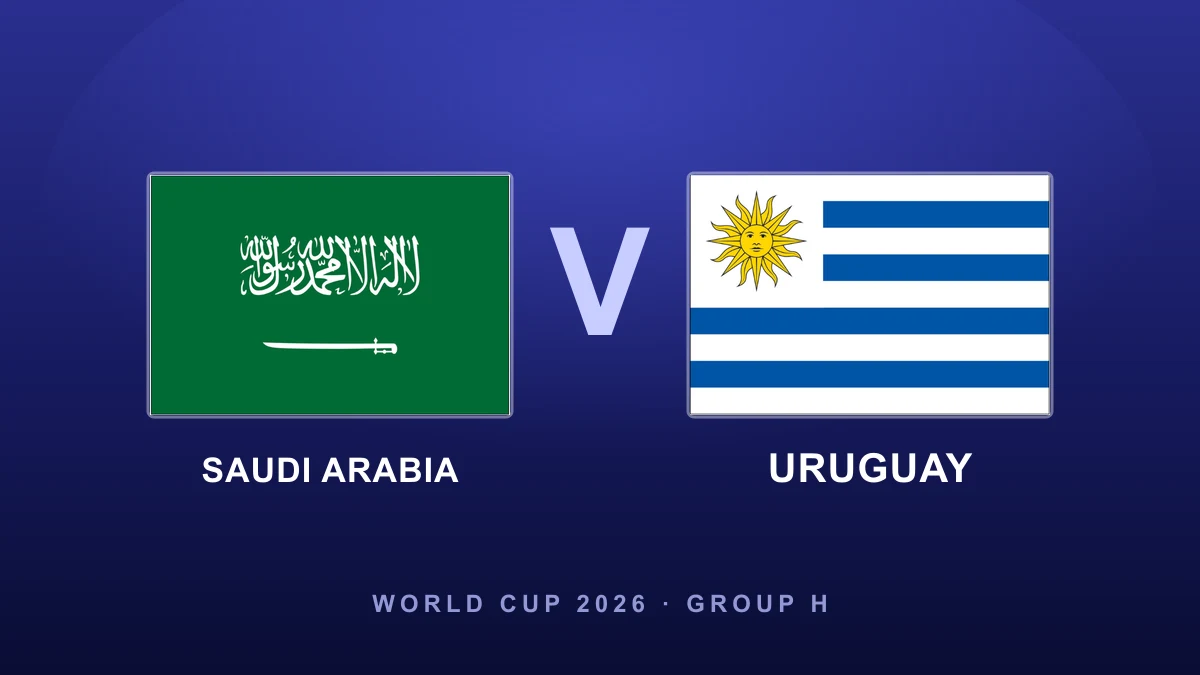 Preview: Saudi Arabia vs Uruguay