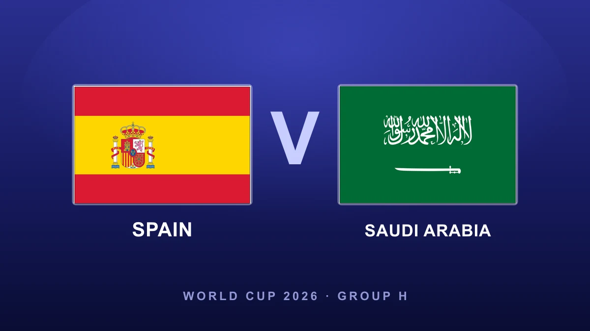 Preview: Spain vs Saudi Arabia