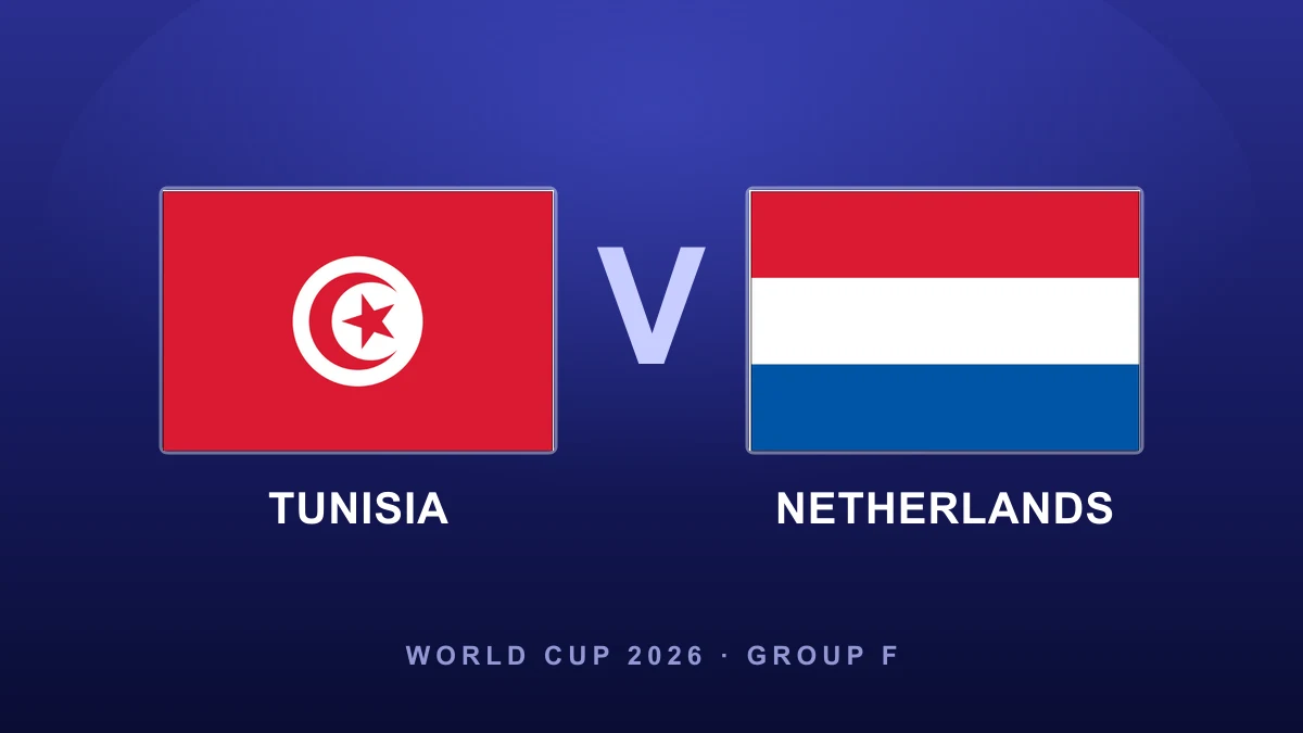 Preview: Tunisia vs Netherlands