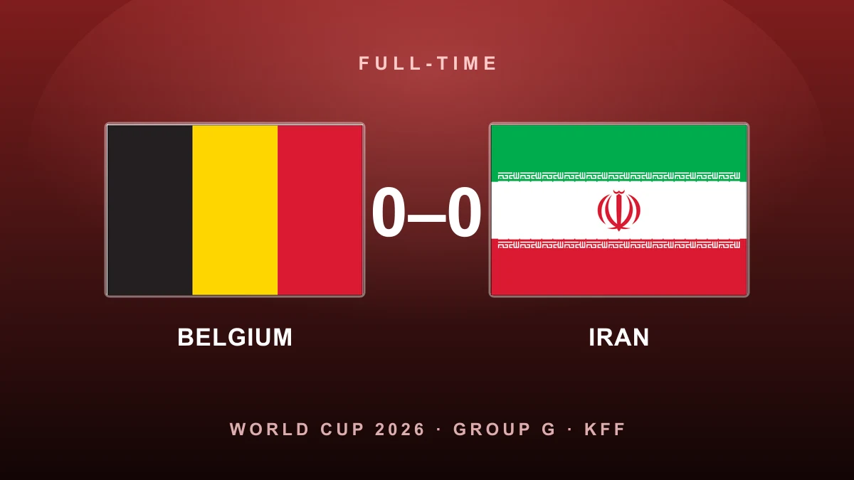 Beiranvand's seven saves earn Iran a goalless draw with ten-man Belgium