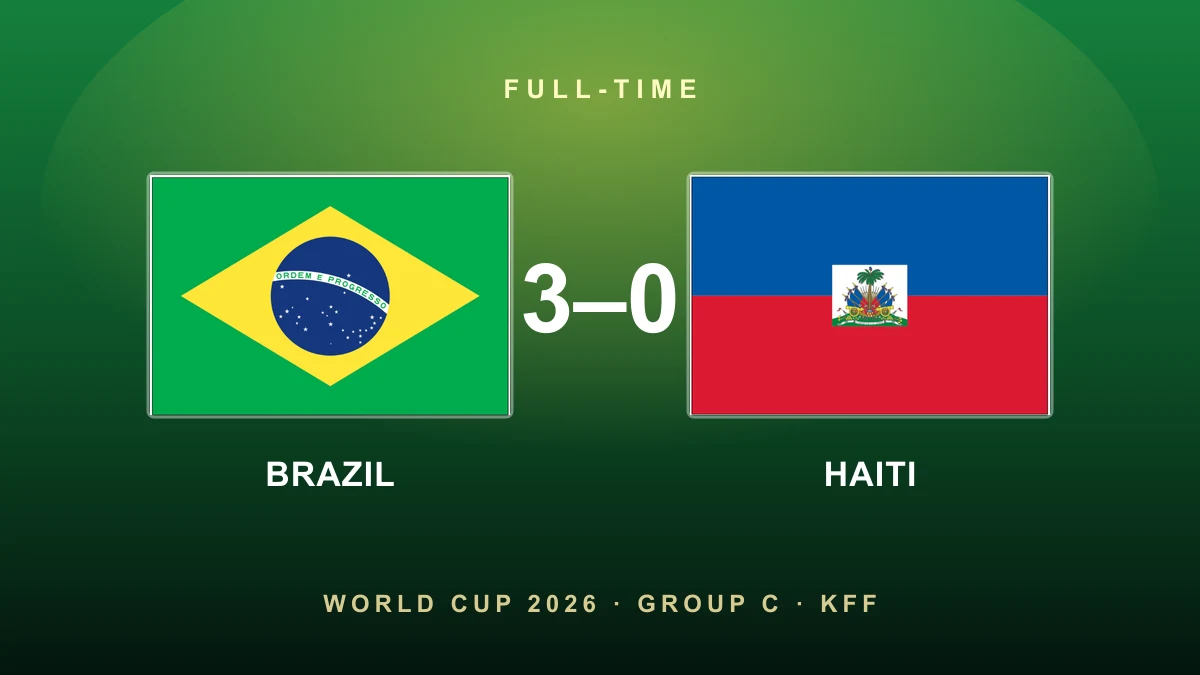 Matheus Cunha brace sends Brazil top of Group C with 3-0 win over Haiti