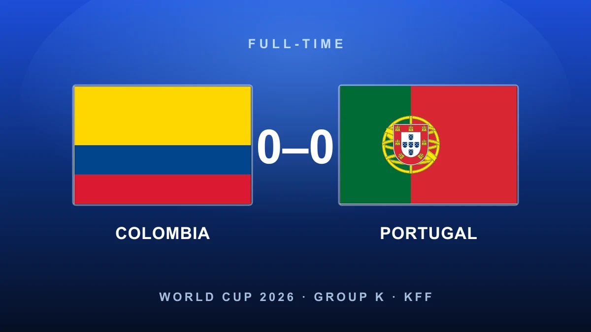 Breathless and goalless: Colombia and Portugal draw 0-0 to advance, and a VAR call breaks Colombian hearts