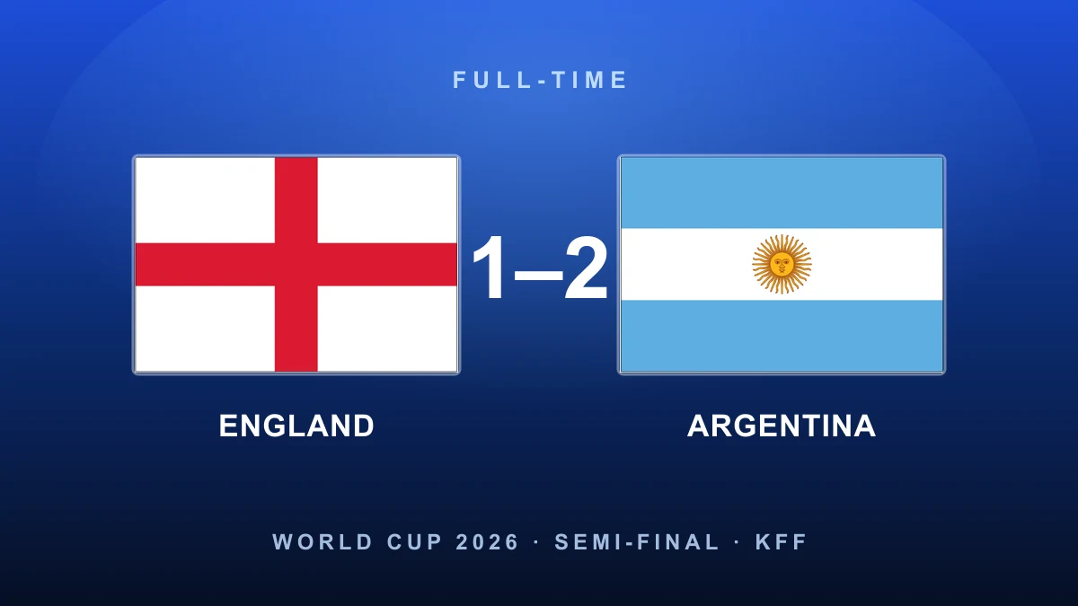 Messi the maestro drags Argentina to the final as England fall late again