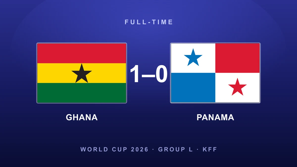 Yirenkyi strikes in the 95th minute as Ghana break stubborn Panama
