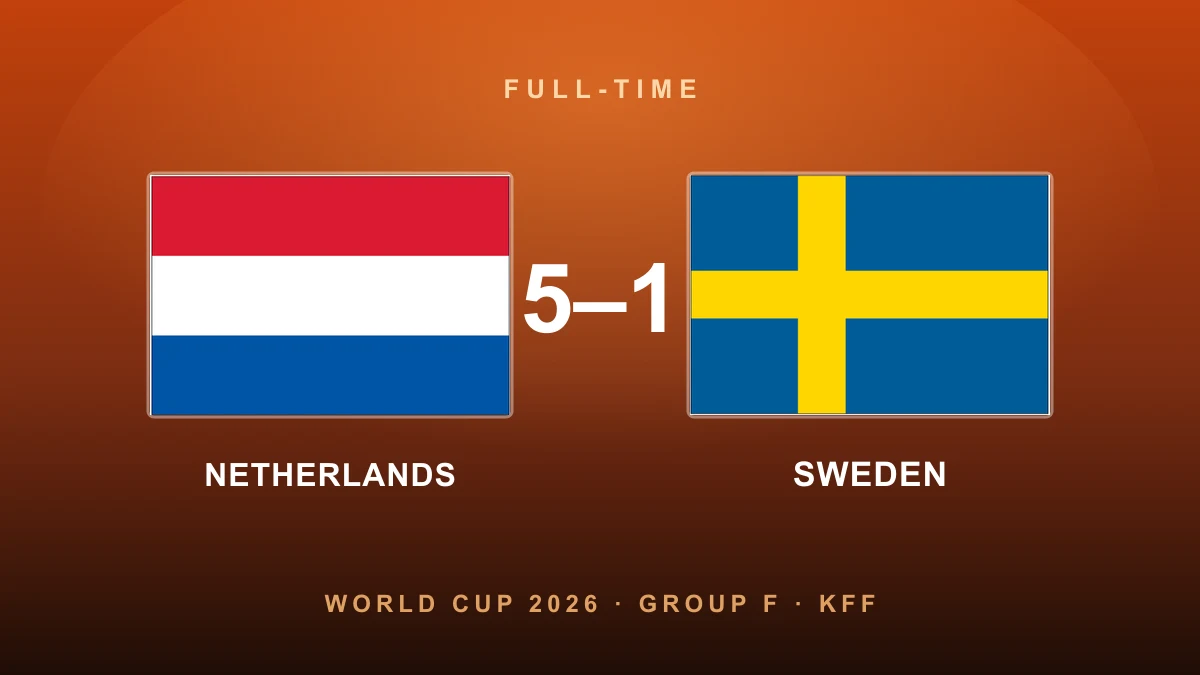 Brobbey and Gakpo braces fire ruthless Netherlands past Sweden 5-1