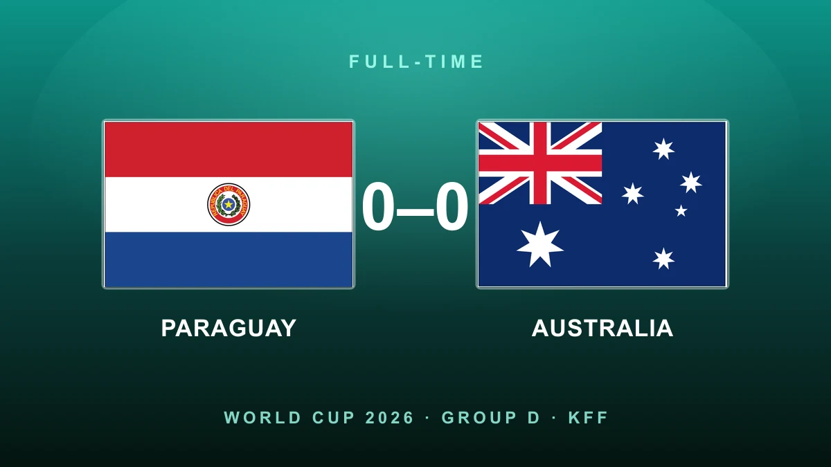 A draw that suits everyone: Paraguay and Australia play out a goalless game and both go through