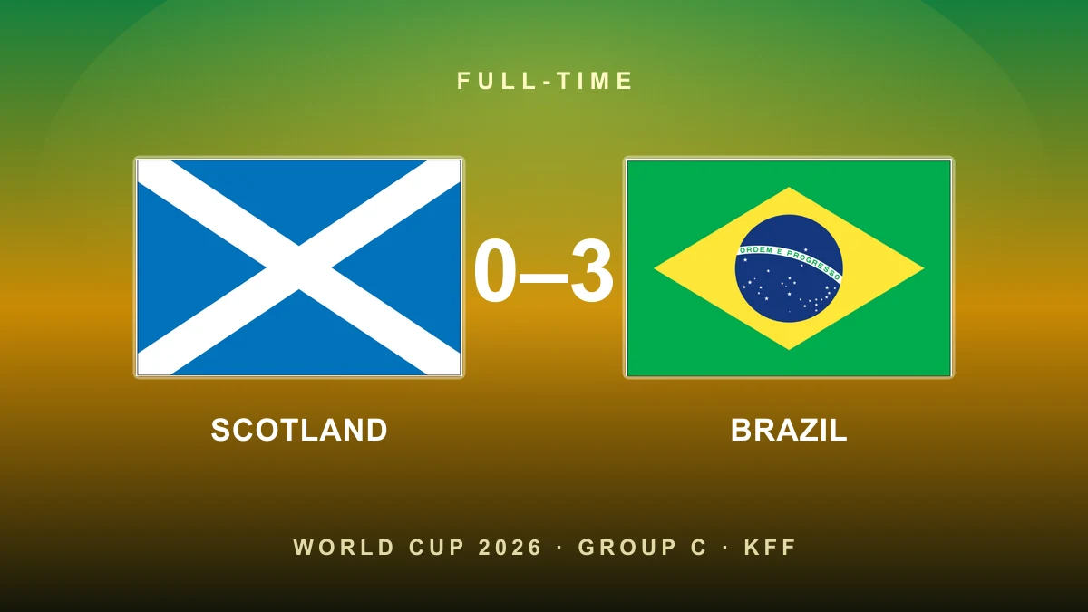 Vinícius brace and a Neymar return: Brazil sweep aside Scotland to top Group C