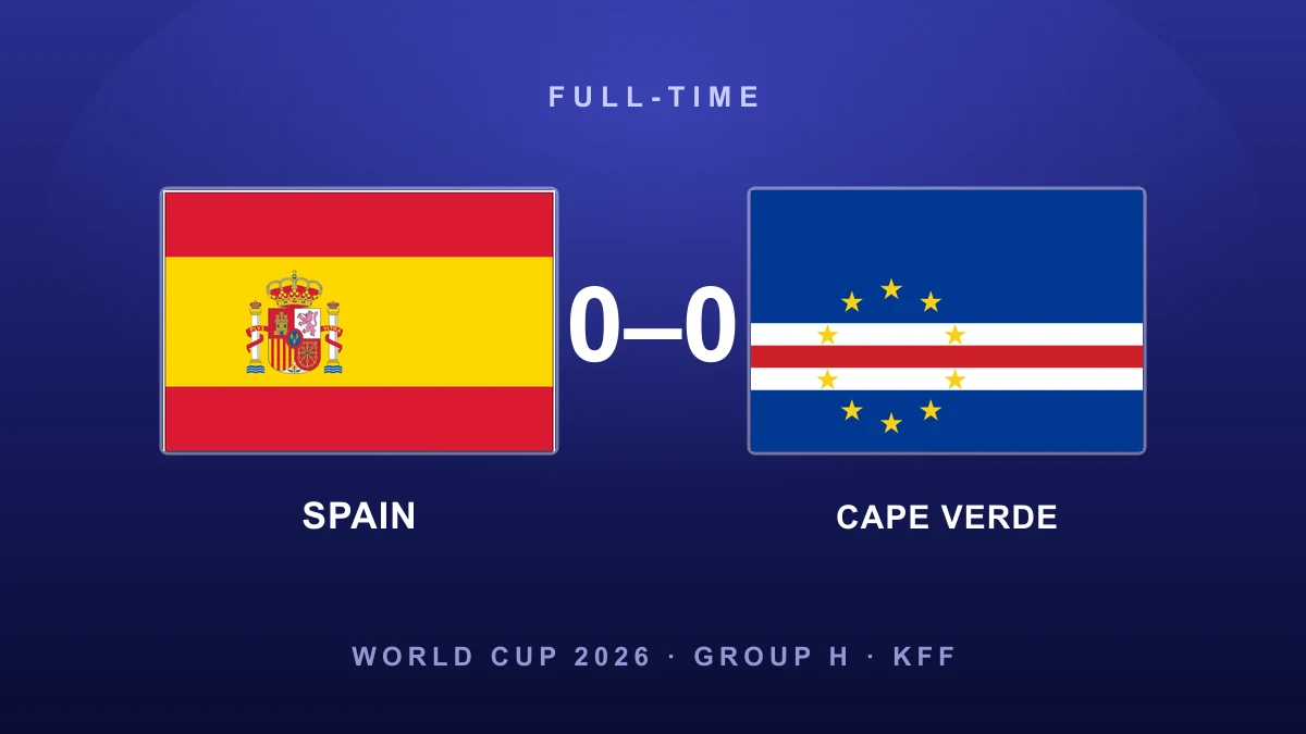 Cape Verde stun Spain with historic goalless draw in Atlanta