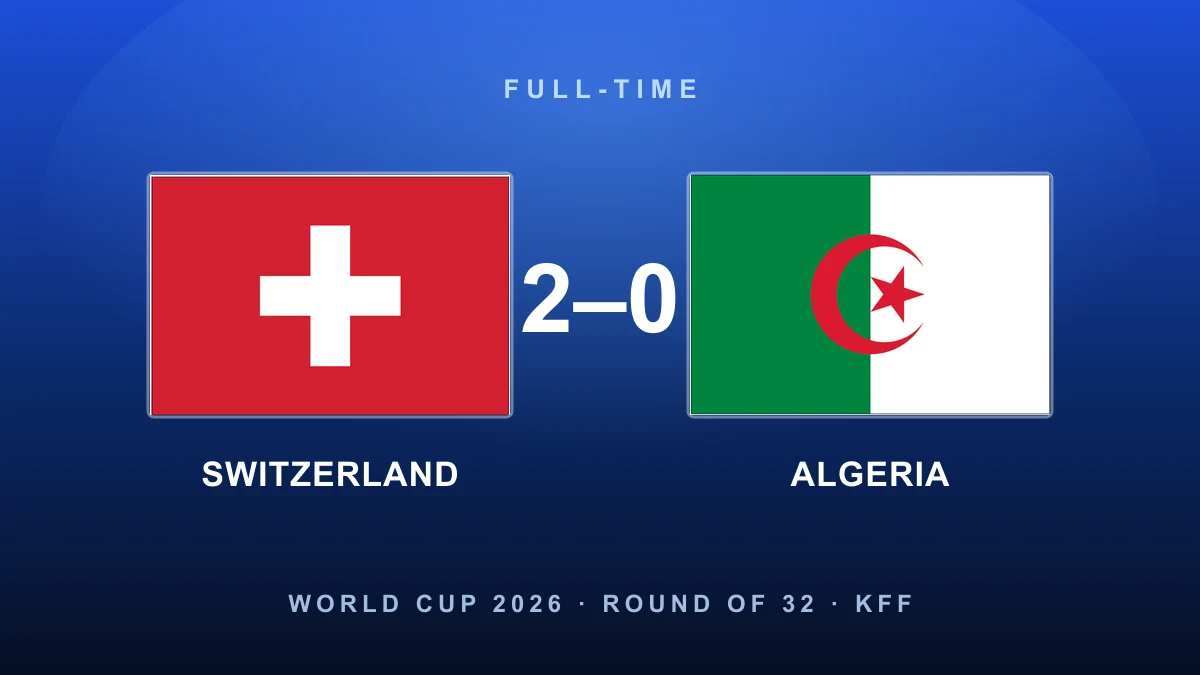 88 years in the waiting: efficient Switzerland end their knockout curse against Algeria